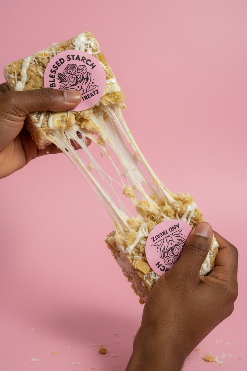 Banana Pudding Gourmet Marshmallow Crispy Treat