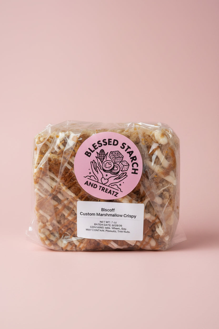 Biscoff Gourmet Marshmallow Crispy Treat