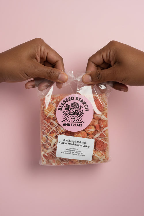 Strawberry Shortcake Gourmet Marshmallow Crispy Treat
